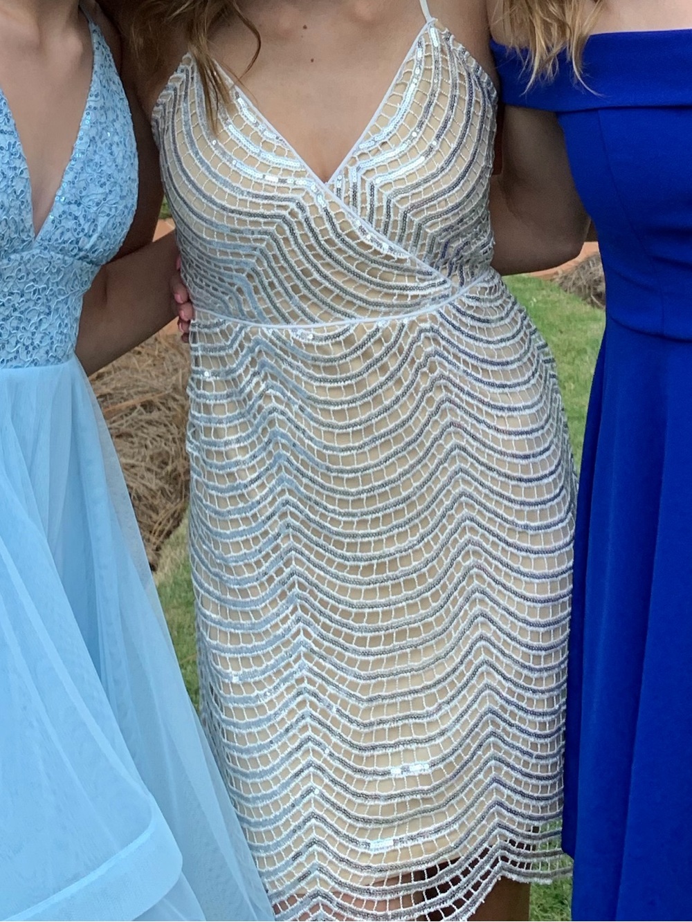 Lulu’s Ivory Hoco Dress